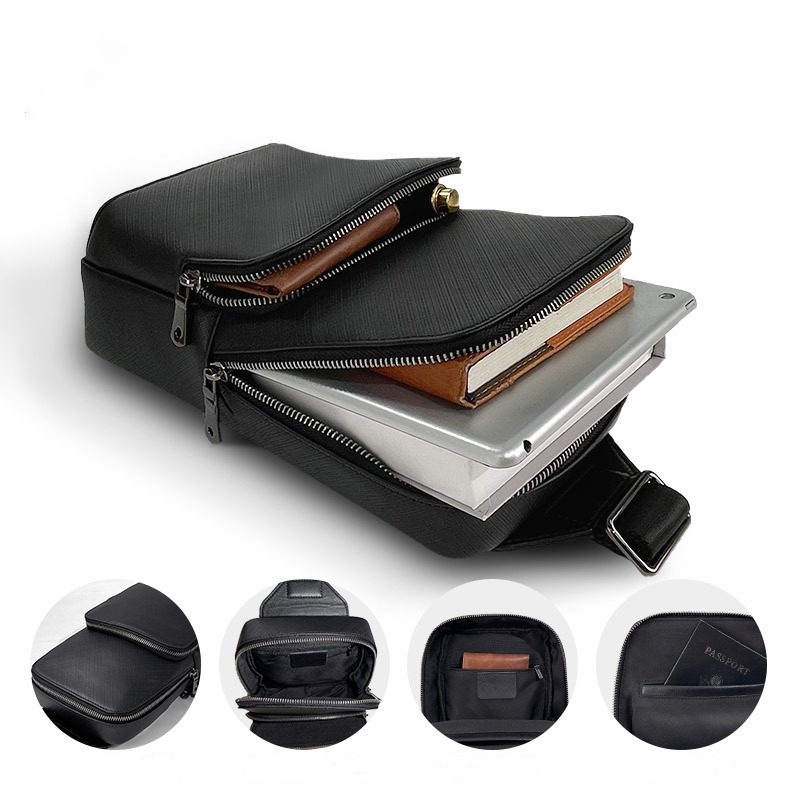 Leather Backpack Vintage - حقيبة ظهر خارجية متعددة الوظائف من