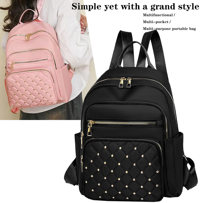 Mini Backpack Purse - حقيبة ظهر نسائية من القماش الناعم