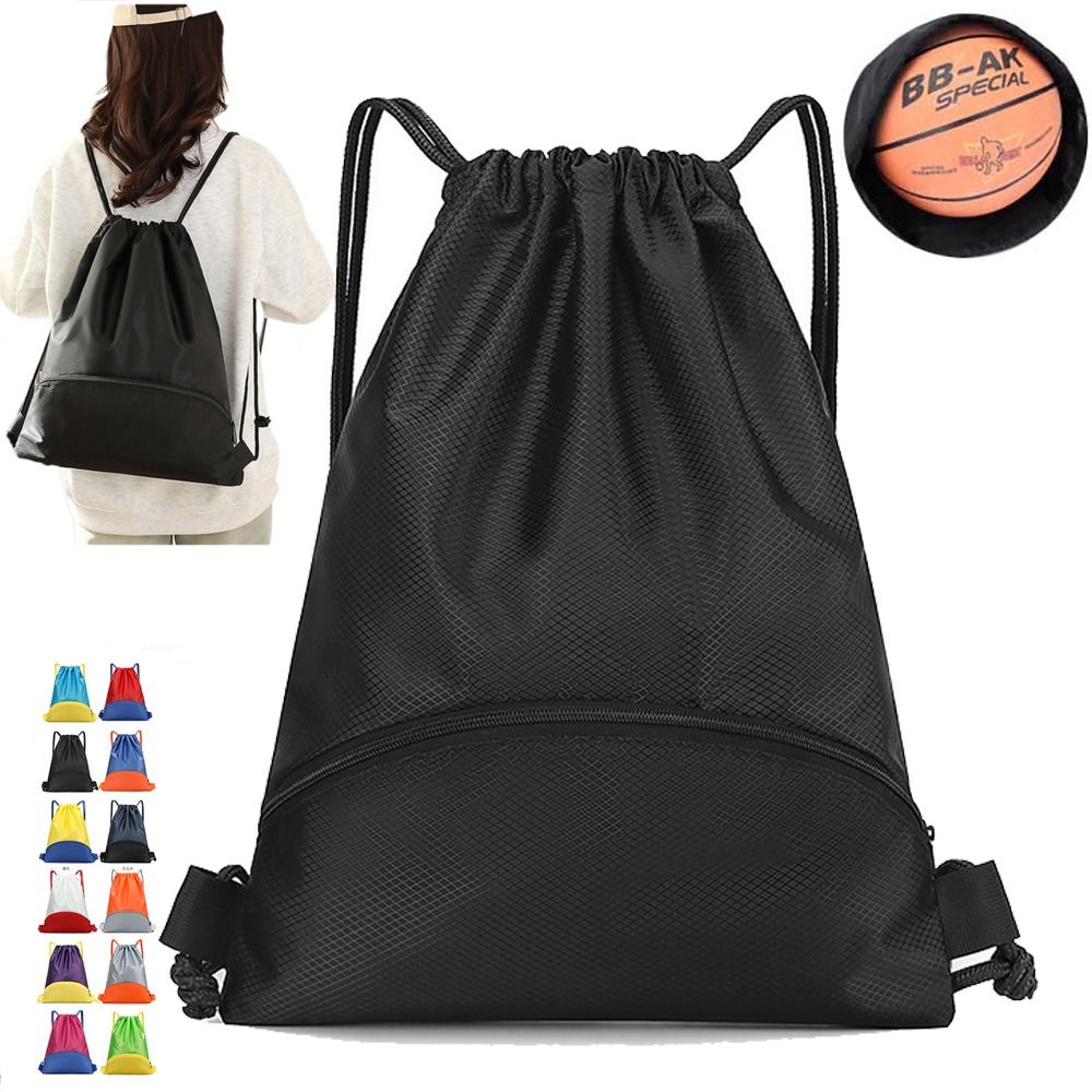 Drawstring Gym Bag - حقيبة رياضية كبيرة السعة بحزام سحب
