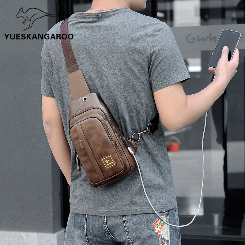 حقيبة صدر محمولة للرجال محفظة  - مراجعة Mini Backpack Purse وسعره
