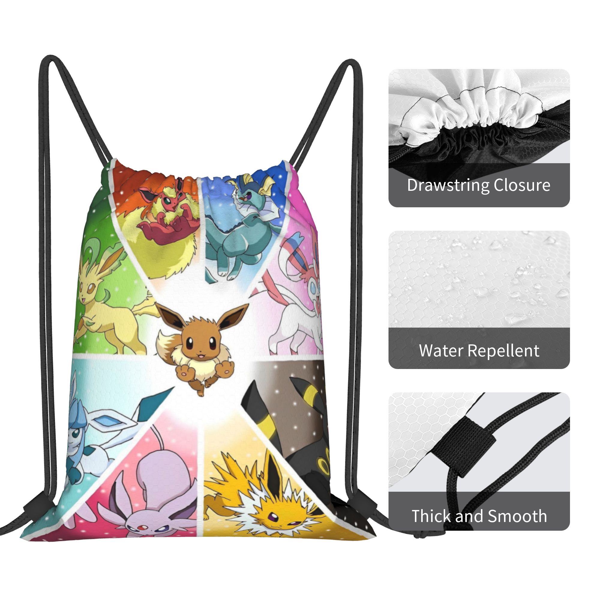 حقيبة ظهر بوكيمون من التسعينيا - مراجعة Drawstring Gym Bag وسعره
