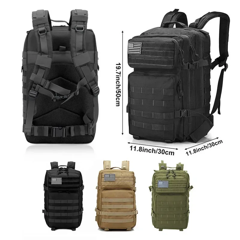 حقيبة ظهر تكتيكية 2Q-50L للرجا - مراجعة Rucksack Military Style وسعره
