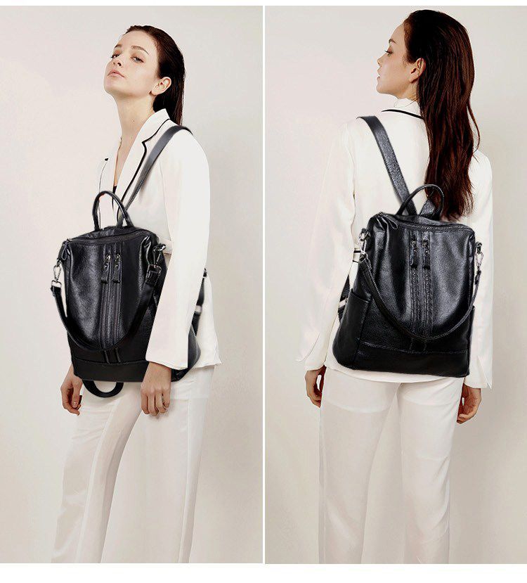 المرأة حقيبة جلدية ناعمة مدرسة - مراجعة Mini Backpack Purse وسعره