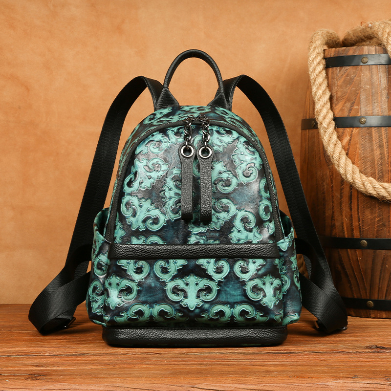 حقيبة ظهر نسائية من الجلد الطب - مراجعة Leather Backpack Vintage وسعره