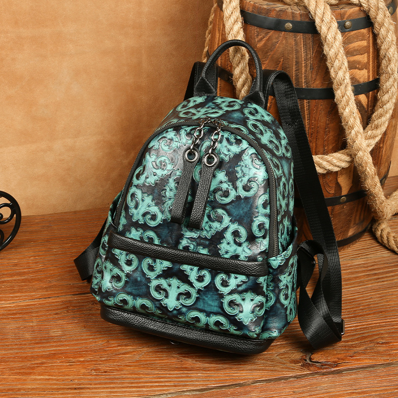 حقيبة ظهر نسائية من الجلد الطب - مراجعة Leather Backpack Vintage وسعره