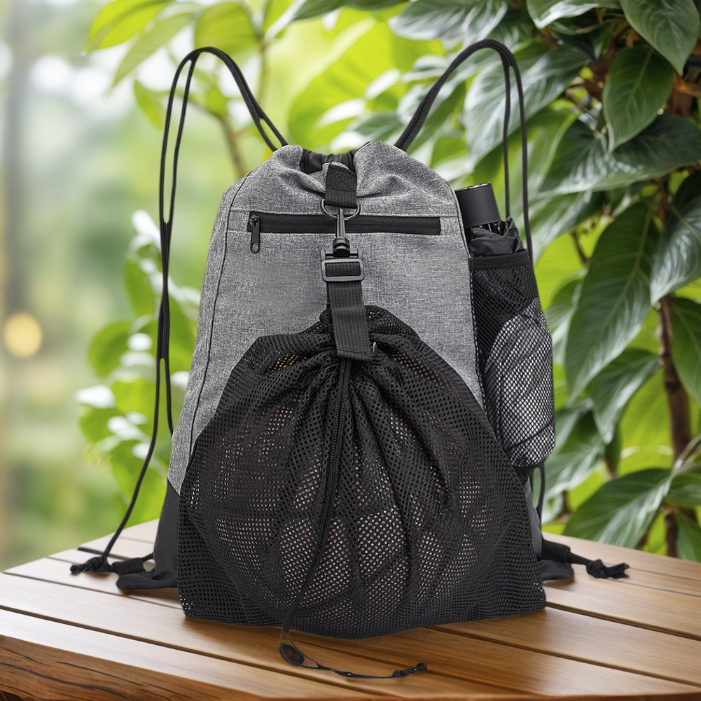 حقيبة ظهر لكرة السلة برباط قاب - مراجعة Drawstring Gym Bag وسعره